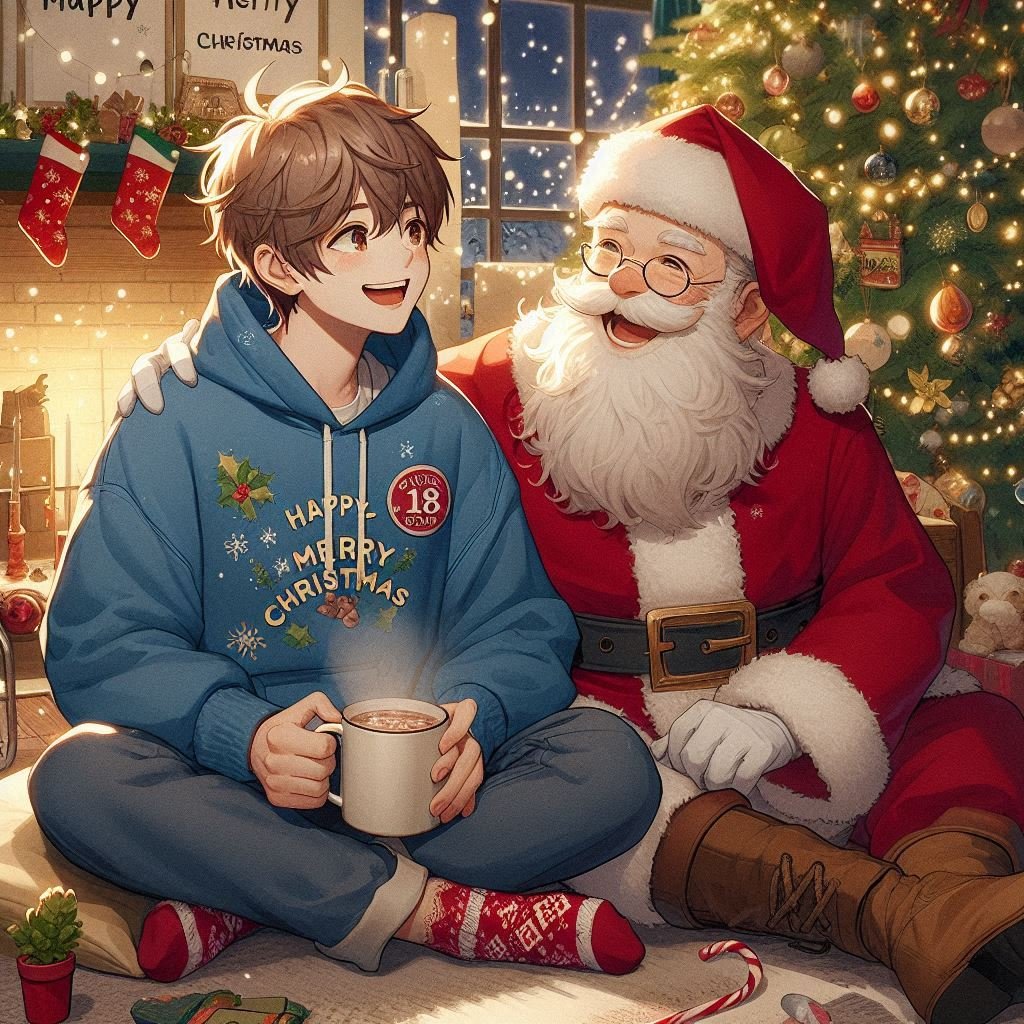 Merry Christmas ai image prompt