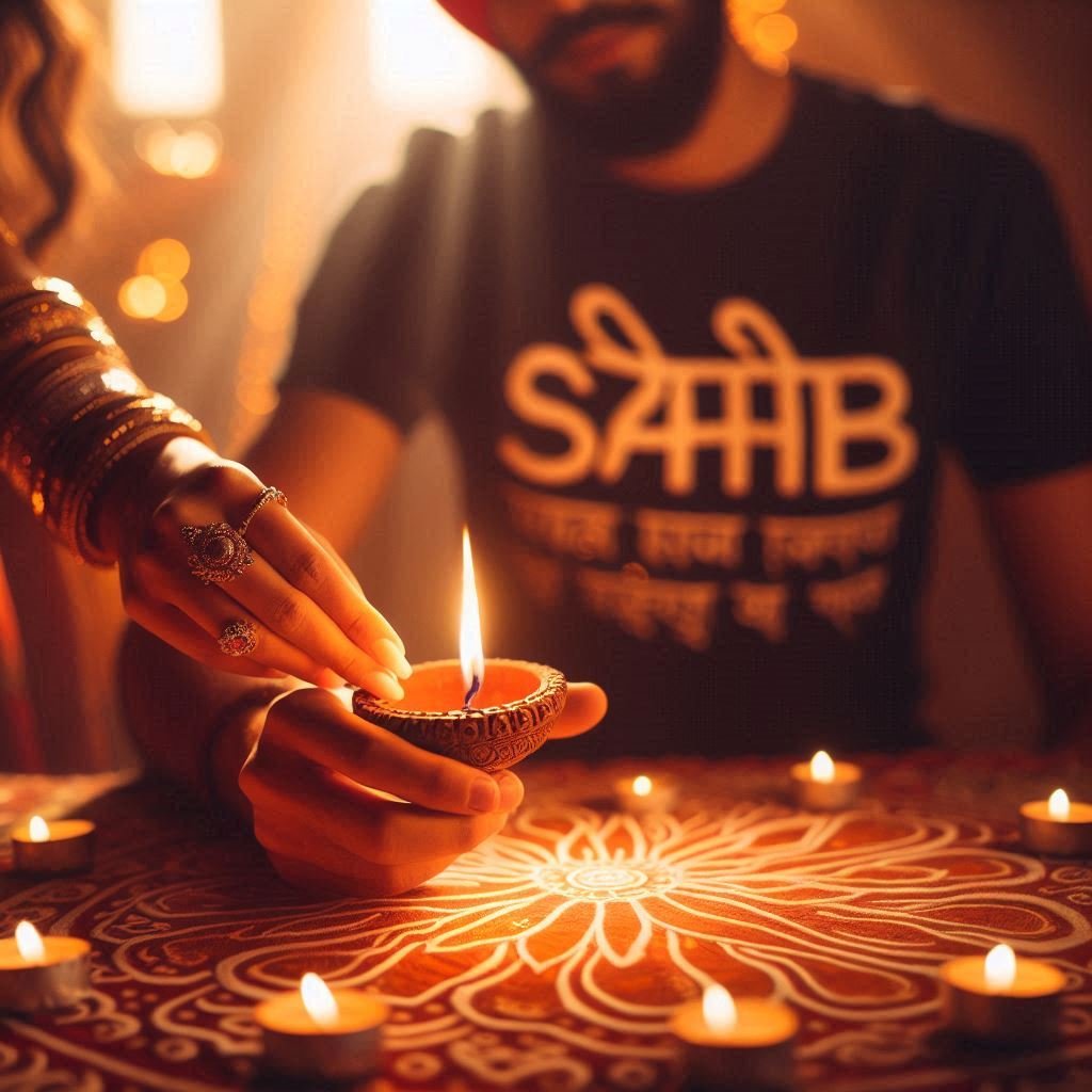 Diwali Photo Editing Prompt