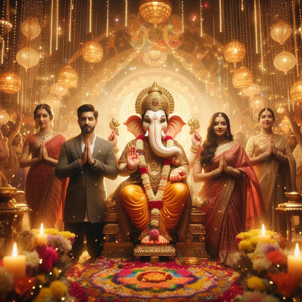 Ganesh Chaturthi AI Photo