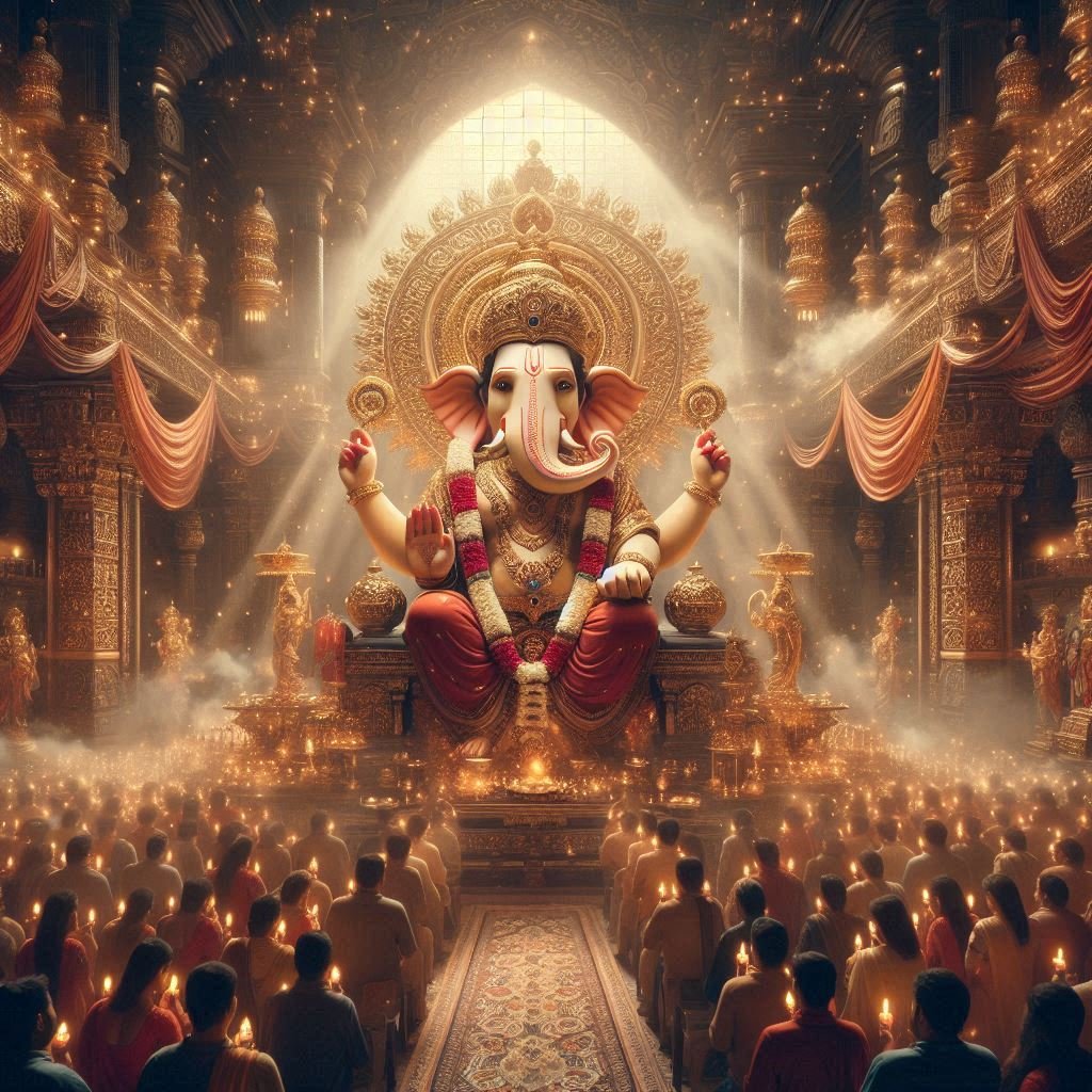 Ganesh Chaturthi AI Photo
