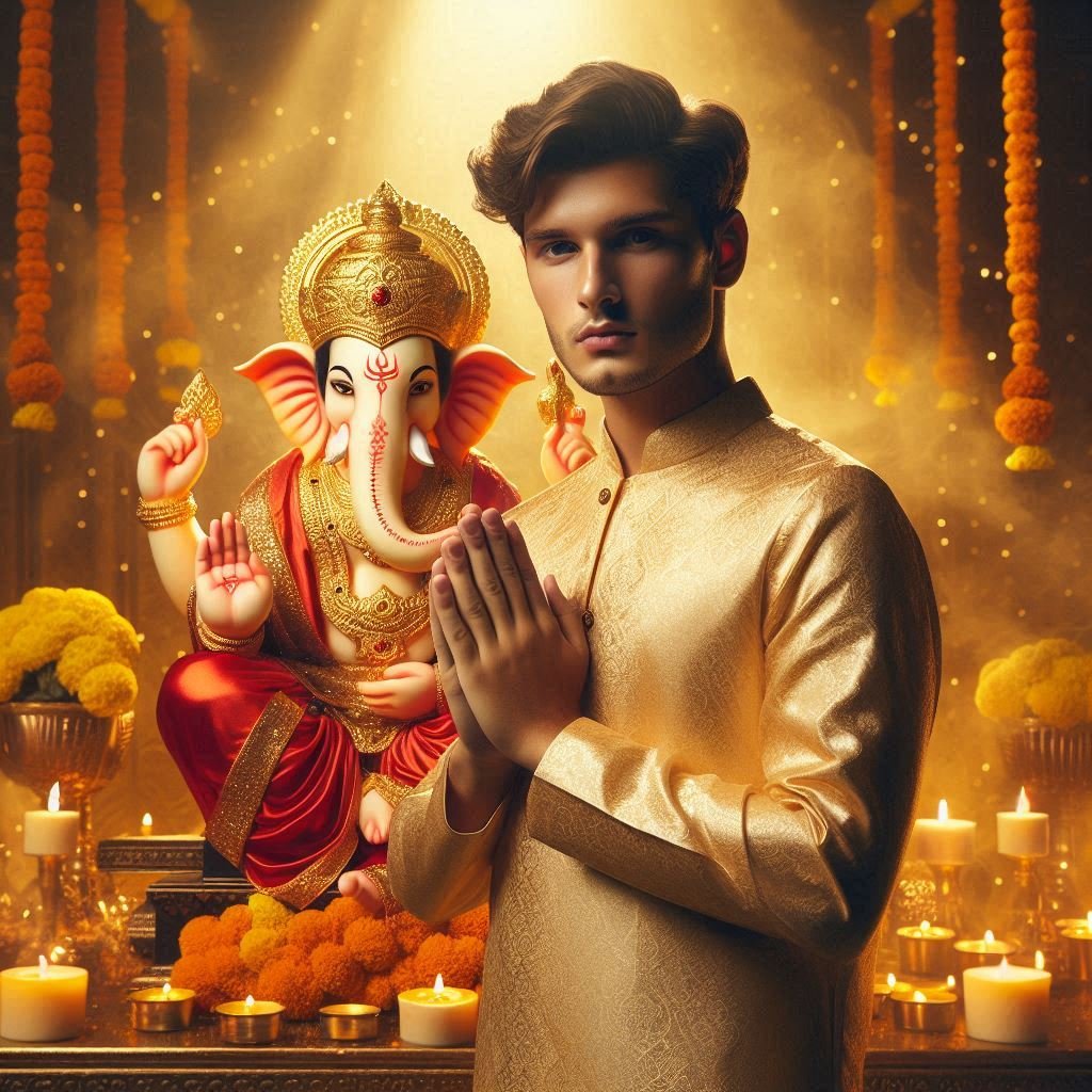 Ganesh Chaturthi AI Photo