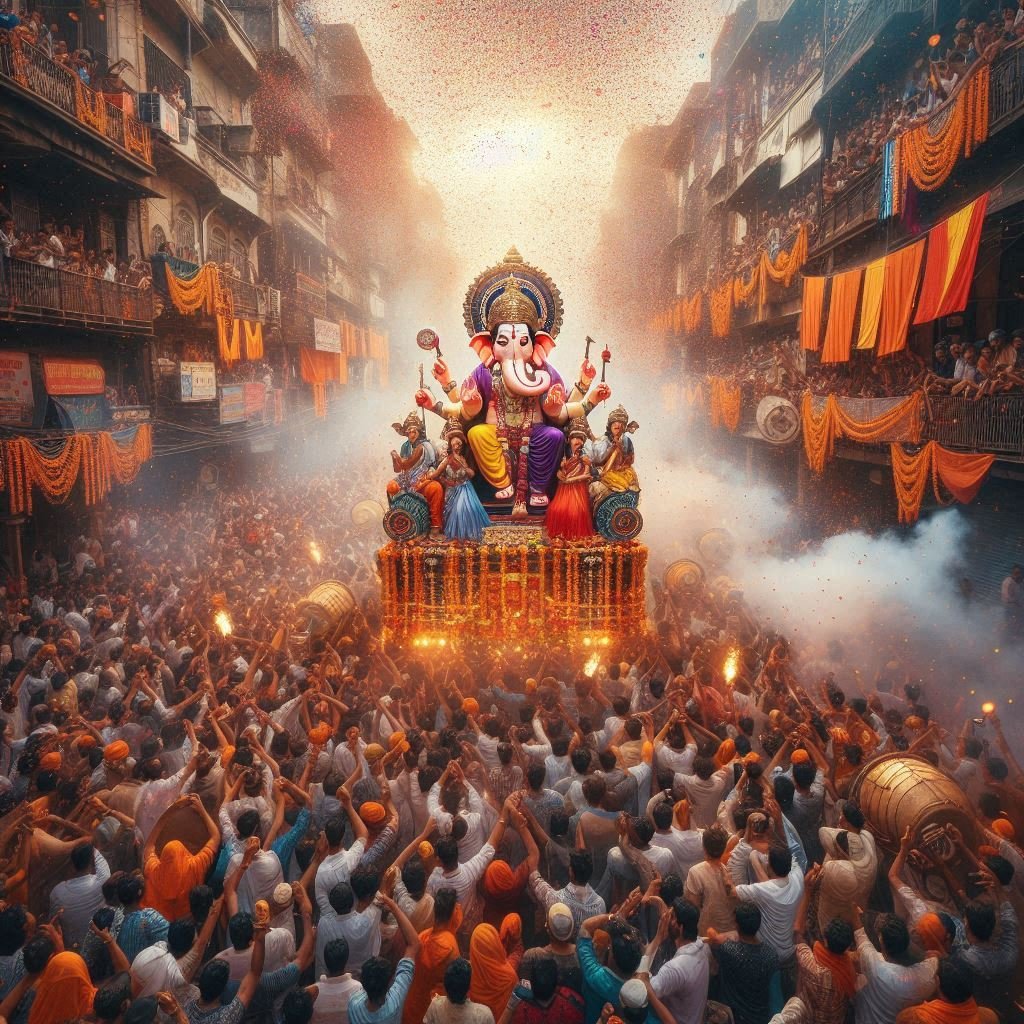 Ganesh Chaturthi AI Photo
