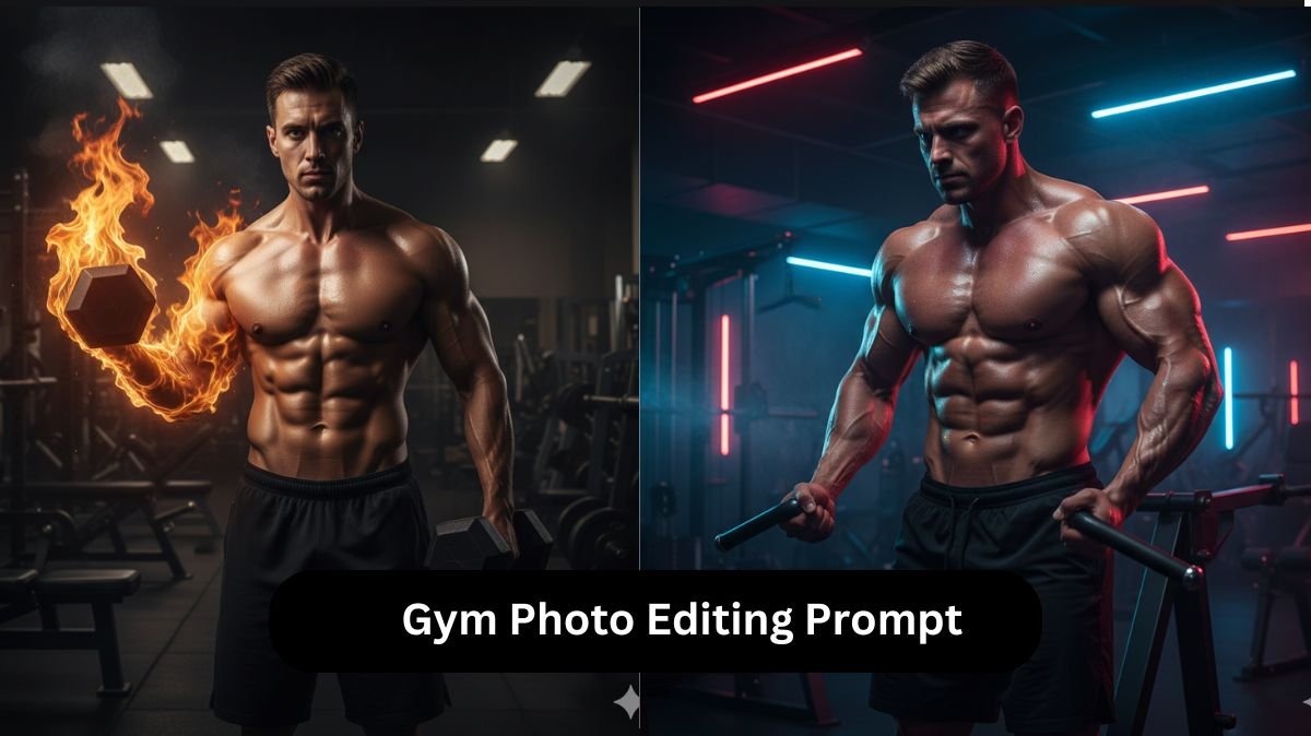 Gym Photo Editing Prompt