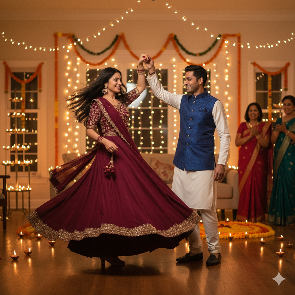 Gemini Diwali Prompt for Couples