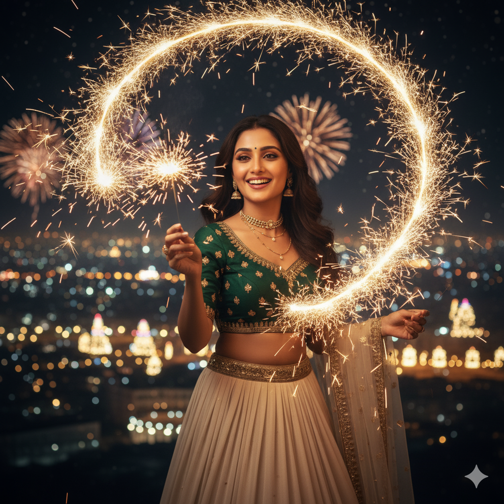 Best Gemini Diwali Photo Editing Prompts for Girls