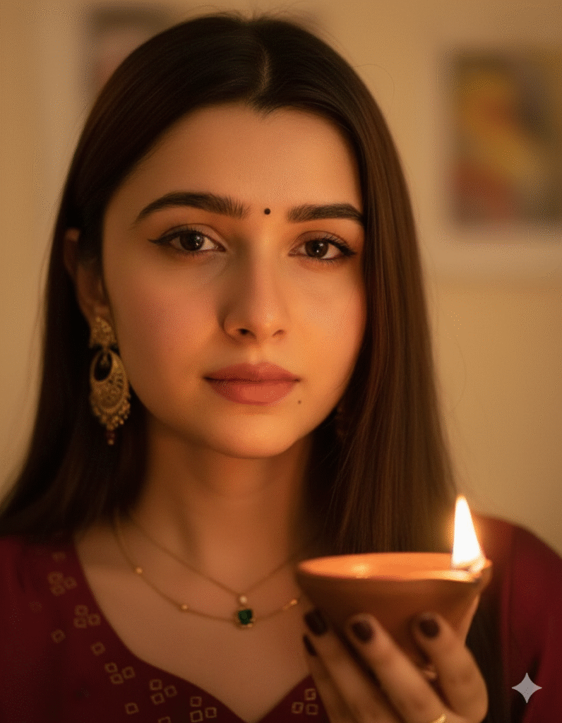 Best Gemini Diwali Photo Editing Prompts for Girls