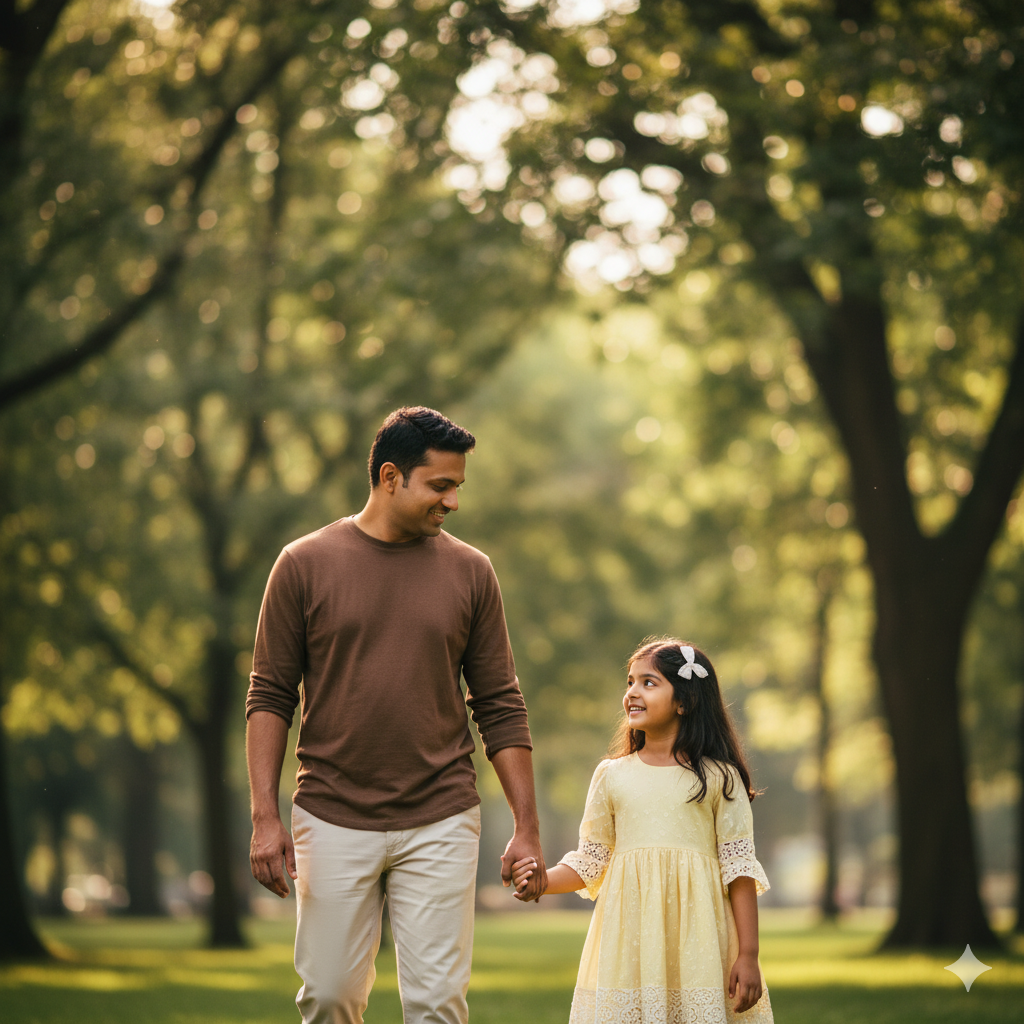 Gemini AI Prompt for Father and Daughter