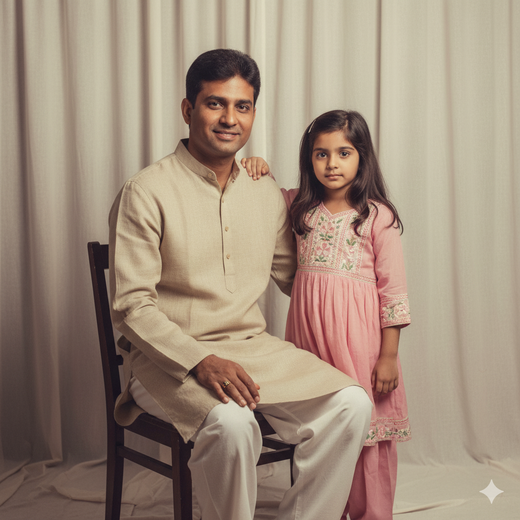 Gemini AI Prompt for Father and Daughter