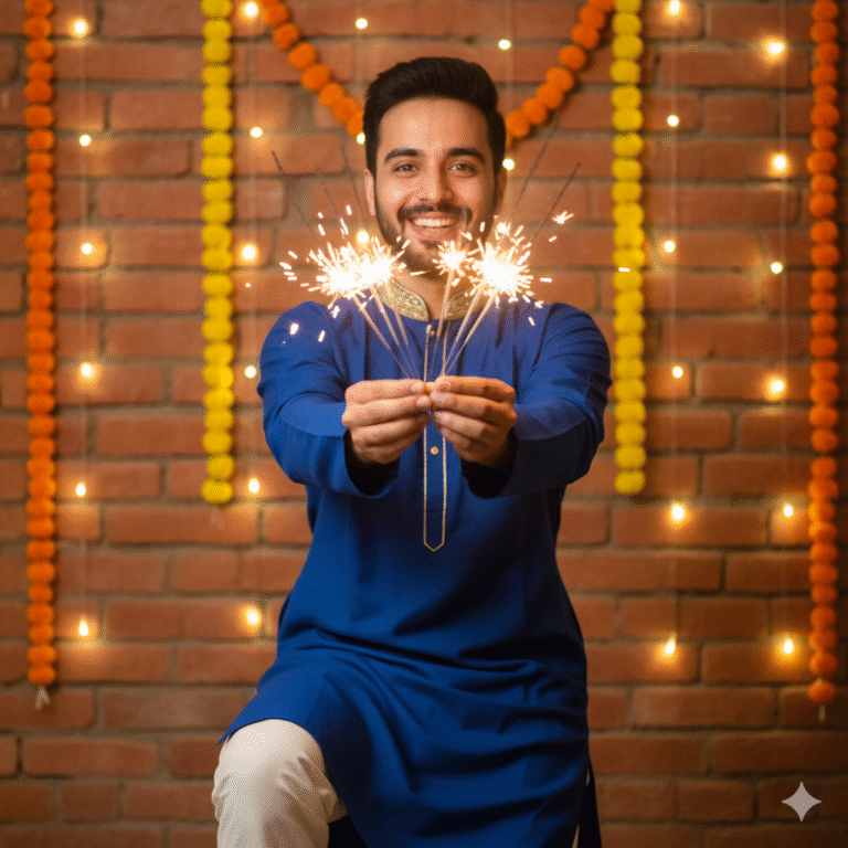 Gemini Best Diwali Photo Editing Prompts for Boys 2025 - Sahib edits