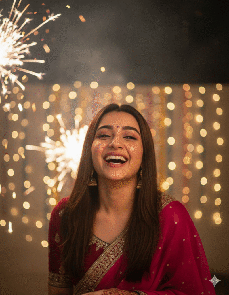 Best Gemini Diwali Photo Editing Prompts for Girls