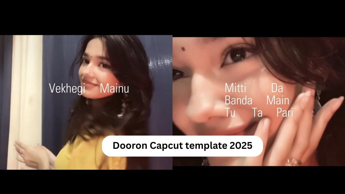 Dooron Capcut template 2025