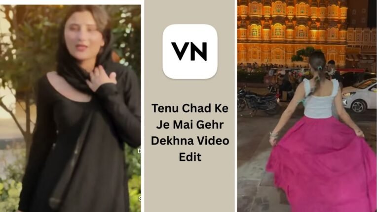 Tenu Chad Ke Je Mai Gehr Dekhna Video Edit
