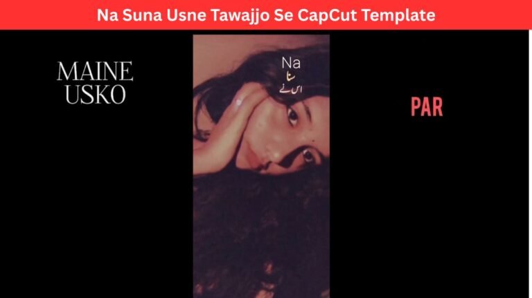 Na Suna Usne Tawajjo Se CapCut Template