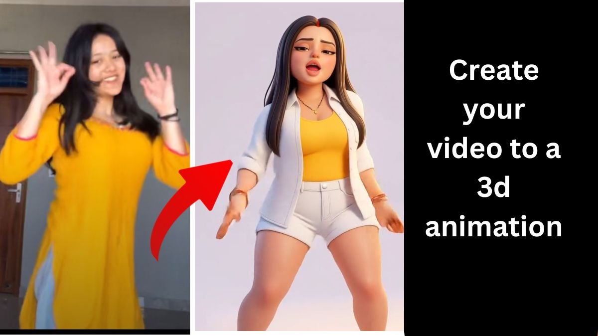 create your video to 3d animation