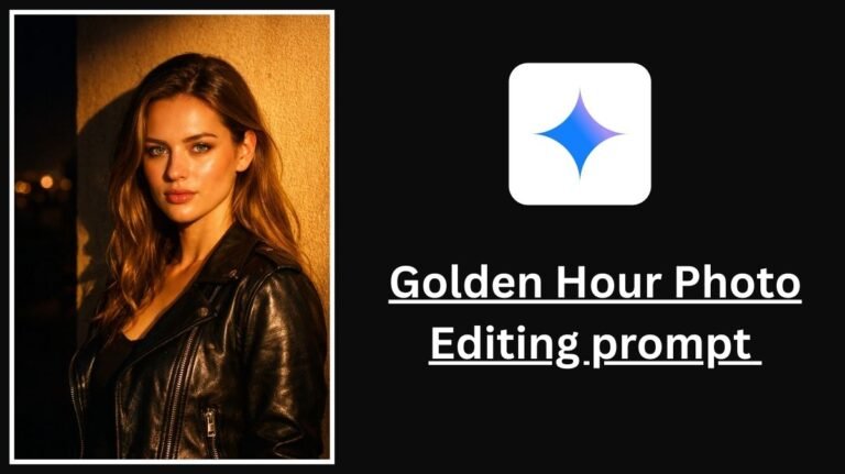 Golden Hour Photo Editing prompt